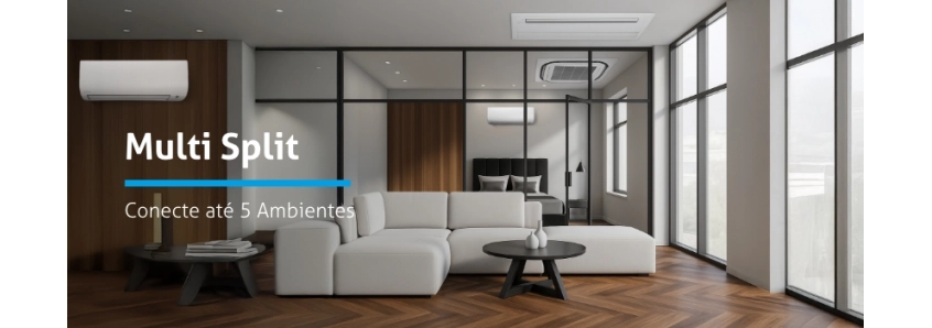 Climatize até 5 ambientes com a linha Multi Split Daikin!
