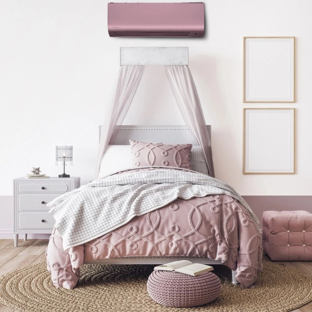 ar-condicionado-12000-btus-inverter-daikin-ecoswing-smart-gold-icolor-rosa-ambientada