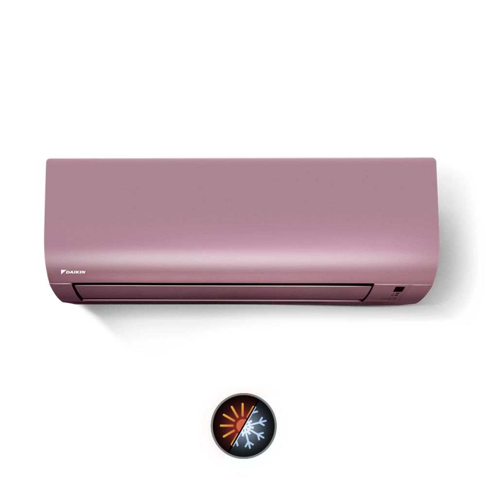 ar-condicionado-12000-btus-inverter-daikin-ecoswing-smart-gold-icolor-rosa-evaporadora-quente-frio