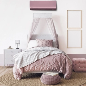 Ar Condicionado 12000 Btus Inverter Daikin Ecoswing Smart Gold Icolor Rosa Quente Frio 220V