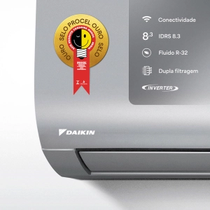 Ar Condicionado 24000 Btus Inverter Daikin Ecoswing Smart Gold Icolor Prata Quente Frio 220V